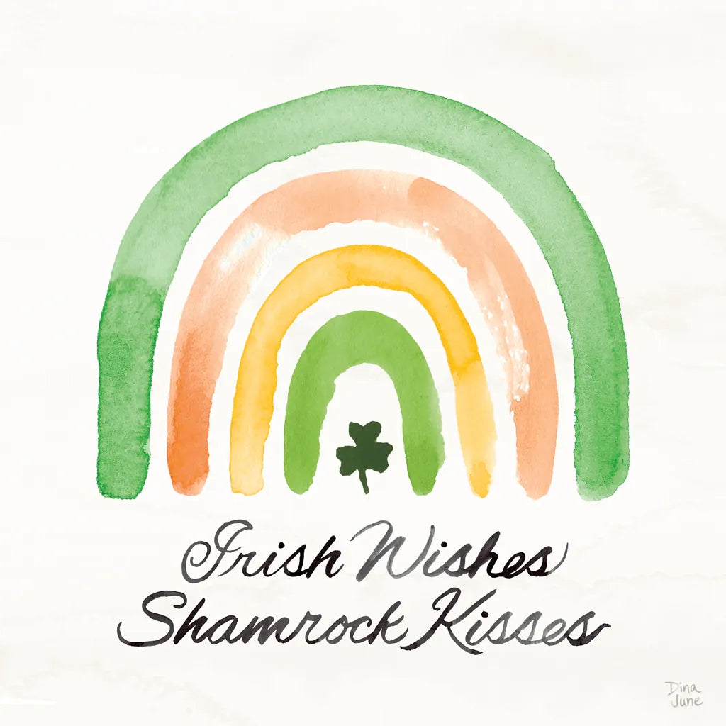 Lucky Charm III with Black by Dina June. SKU 89673a. Archival Giclee Fine art print for wall decor.