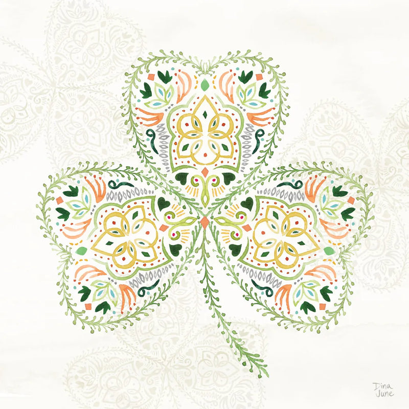 Lucky Charm IV by Dina June. SKU 74637a. Archival Giclee Fine art print for wall decor.