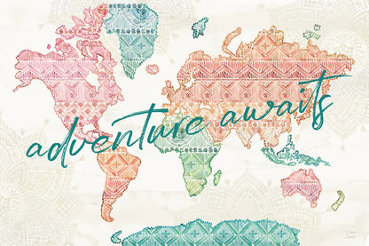 Macrame Meander I by Dina June. SKU 66565i. Archival Giclee Fine art print for wall decor.