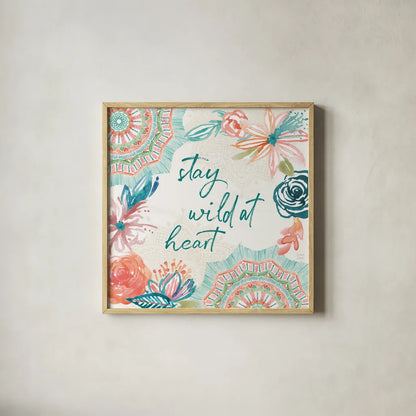 Macrame Meander II by Dina June. Shown in a natural wood glass frame for a timeless modern aesthetic. Available as an archival giclee rolled canvas, fine art paper, or poster print. SKU 66566a.