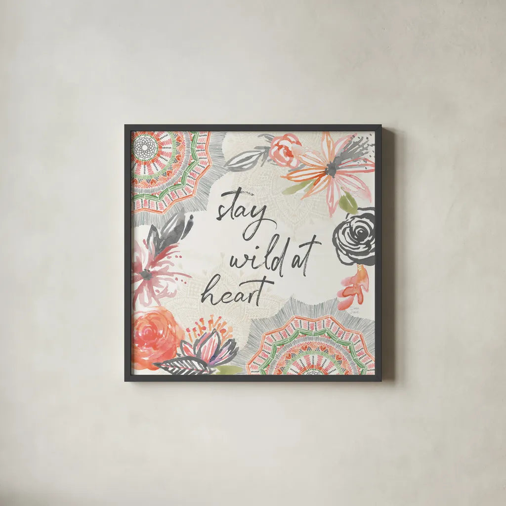 Macrame Meander II Gray by Dina June. Shown in a sleek black glass frame for a contemporary gallery look. Available as an archival giclee rolled canvas, fine art paper, or poster print. SKU 67022a.