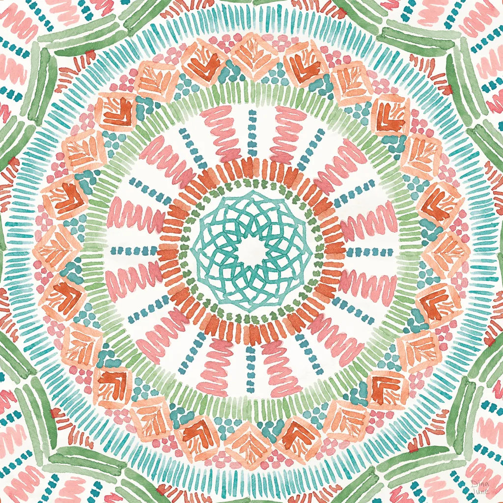 Macrame Meander VI by Dina June. SKU 66570a. Archival Giclee Fine art print for wall decor.