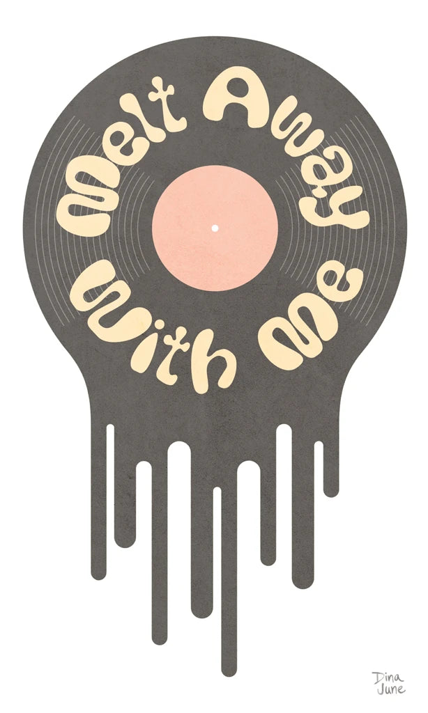 Melt Away With Me I on White by Dina June