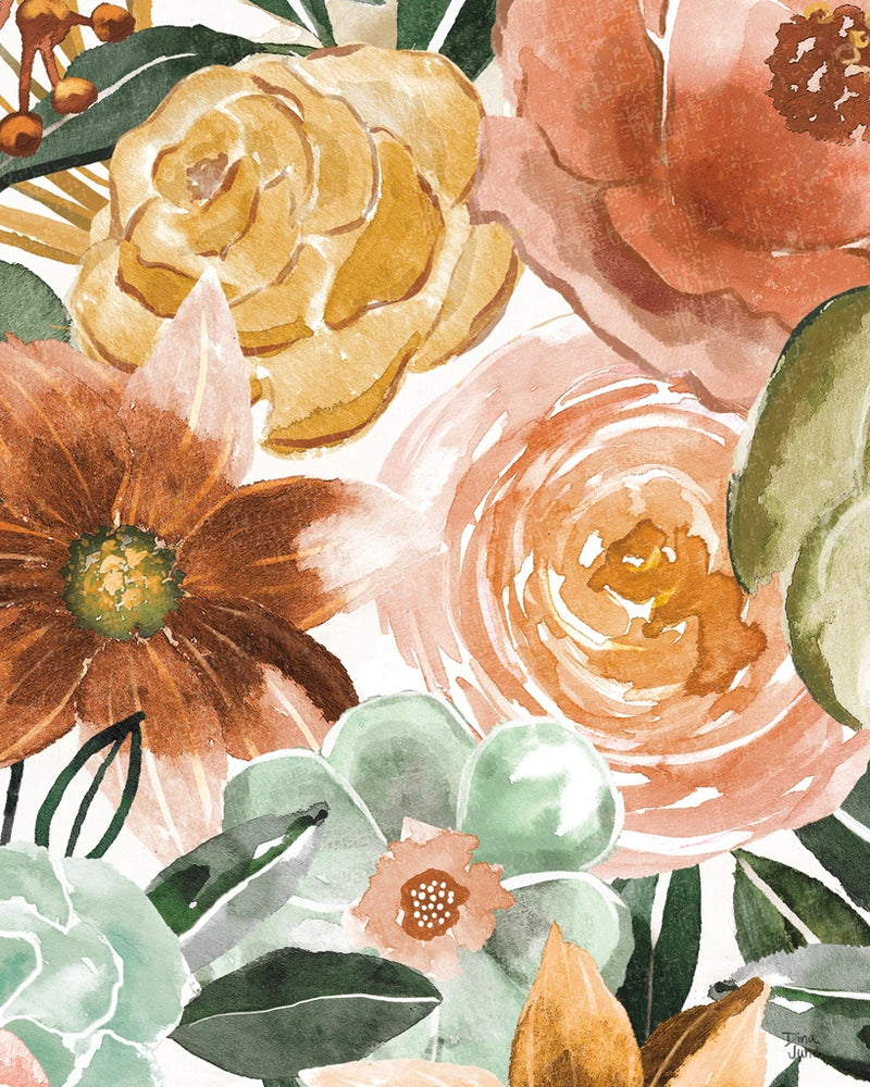 Mixed Floral Chic I by Dina June