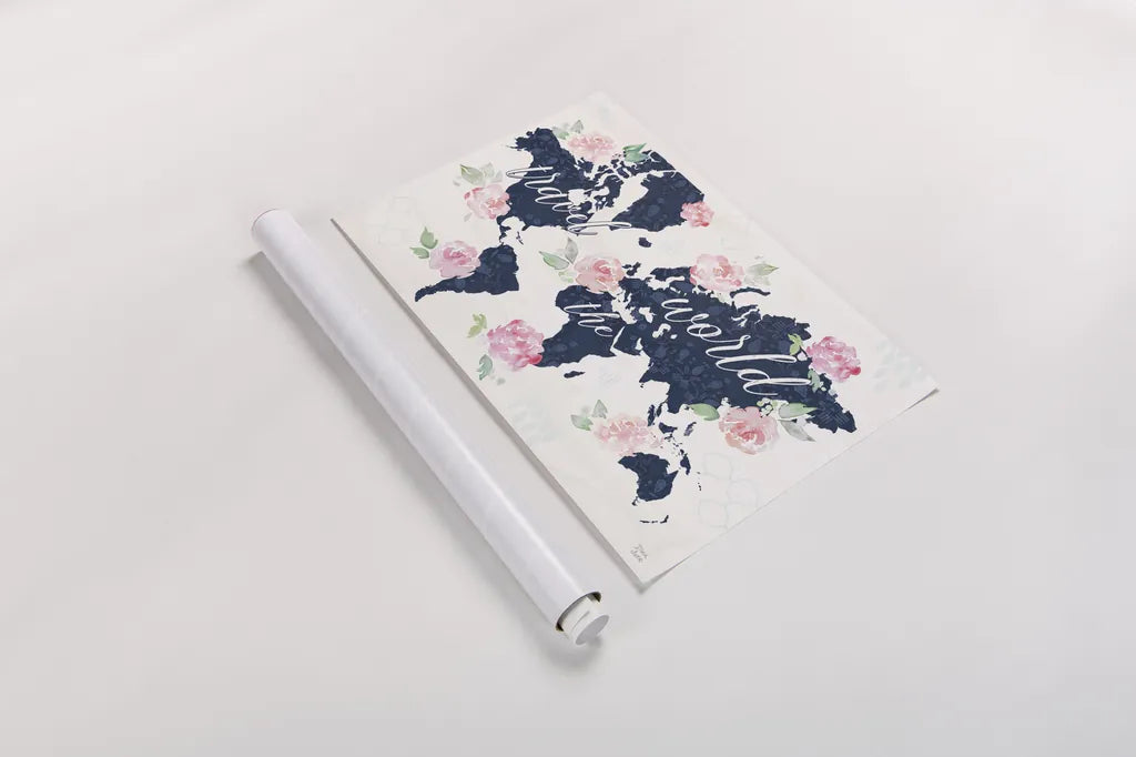 Moroccan Bouquet I by Dina June. shown as a rolled paper print. Available as archival giclee rolled canvas, fine art paper, or poster print. SKU 61635i.