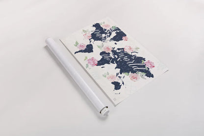 Moroccan Bouquet I by Dina June. shown as a rolled paper print. Available as archival giclee rolled canvas, fine art paper, or poster print. SKU 61635i.