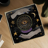 Mystical Times II by Dina June. Shown as a detailed flat fine art print, highlighting archival giclee quality. Available as an archival giclee rolled canvas, fine art paper, or poster print. SKU 82964a.
