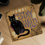 Mystical Times IX by Dina June. Shown as a detailed flat fine art print, highlighting archival giclee quality. Available as an archival giclee rolled canvas, fine art paper, or poster print. SKU 82971a.