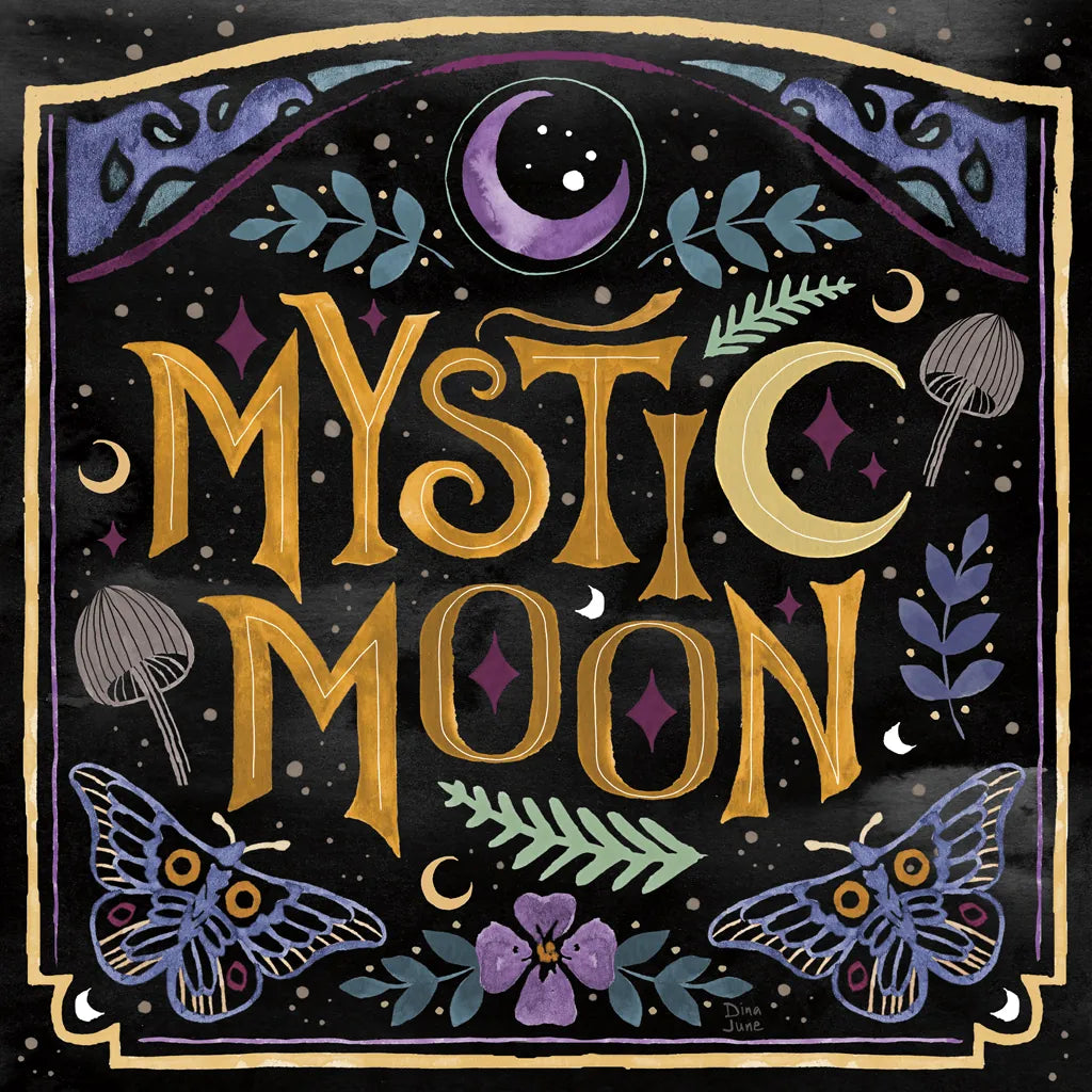 Mystical Times VIII by Dina June. SKU 82970a. Archival Giclee Fine art print for wall decor.