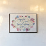 Naturally Inspired I by Dina June. shown as a paper print in a black flame. Available as a archival giclee rolled canvas, fine art paper, or poster print. SKU 57933i.