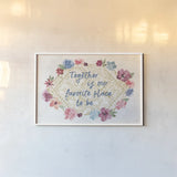 Naturally Inspired I by Dina June. shown as a paper print in a white frame. Available as a archival giclee rolled canvas, fine art paper, or poster print. SKU 57933i.