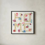 Naturally Inspired VII by Dina June. Shown in a sleek black glass frame for a contemporary gallery look. Available as an archival giclee rolled canvas, fine art paper, or poster print. SKU 57939a.