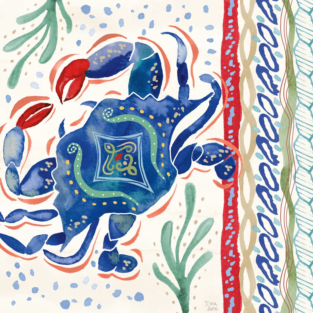 Nautical Vibes IV by Dina June. SKU 95034a. Archival Giclee Fine art print for wall decor.