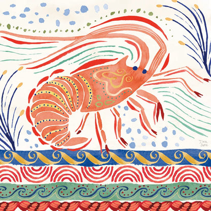 Nautical Vibes V by Dina June. SKU 95035a. Archival Giclee Fine art print for wall decor.