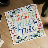 Nautical Vibes VI by Dina June. Shown as a detailed flat fine art print, highlighting archival giclee quality. Available as an archival giclee rolled canvas, fine art paper, or poster print. SKU 95036a.