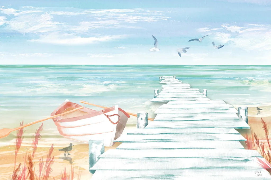 Ocean Breeze I by Dina June. SKU 77722i. Archival Giclee Fine art print for wall decor.