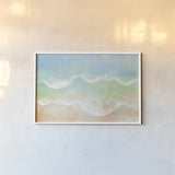 Ocean Breeze VII by Dina June. shown as a paper print in a white frame. Available as a archival giclee rolled canvas, fine art paper, or poster print. SKU 77728i.