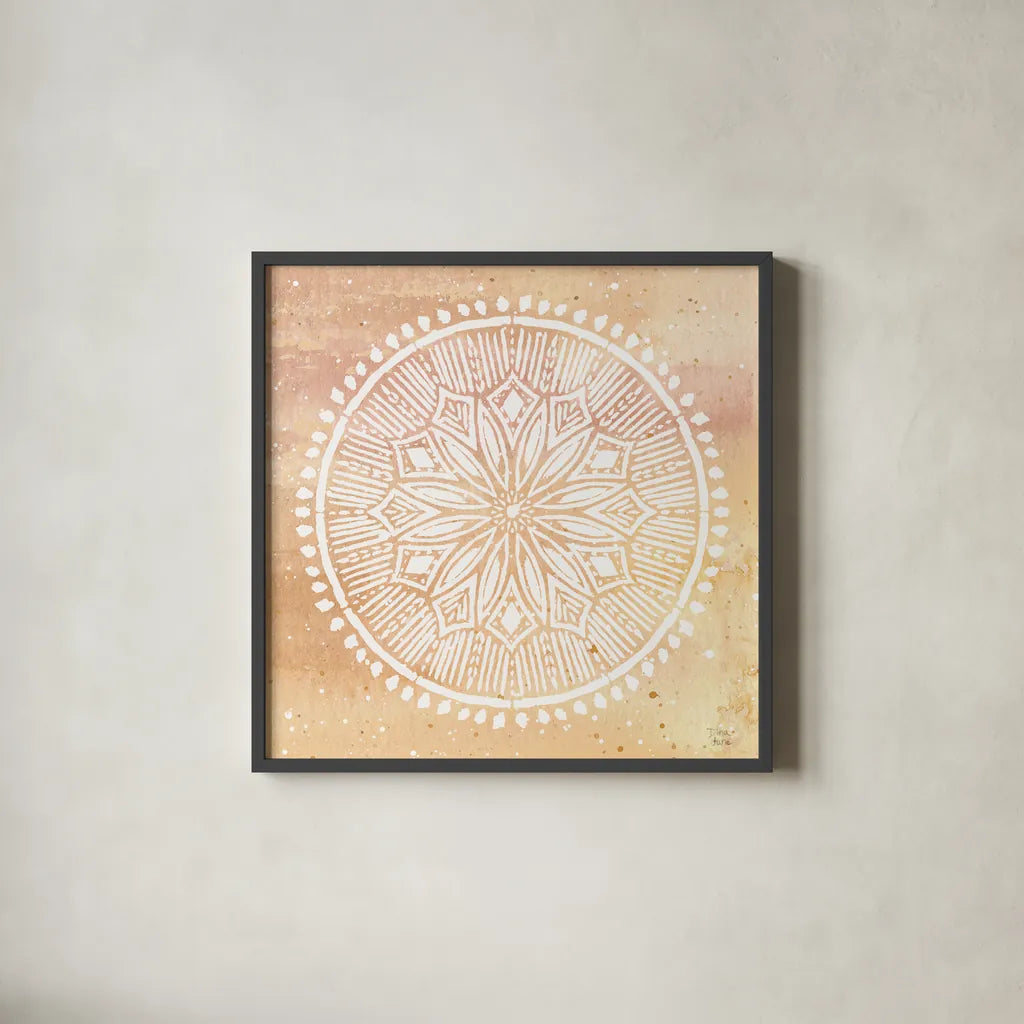 Ocean Breeze X by Dina June. Shown in a sleek black glass frame for a contemporary gallery look. Available as an archival giclee rolled canvas, fine art paper, or poster print. SKU 77731a.