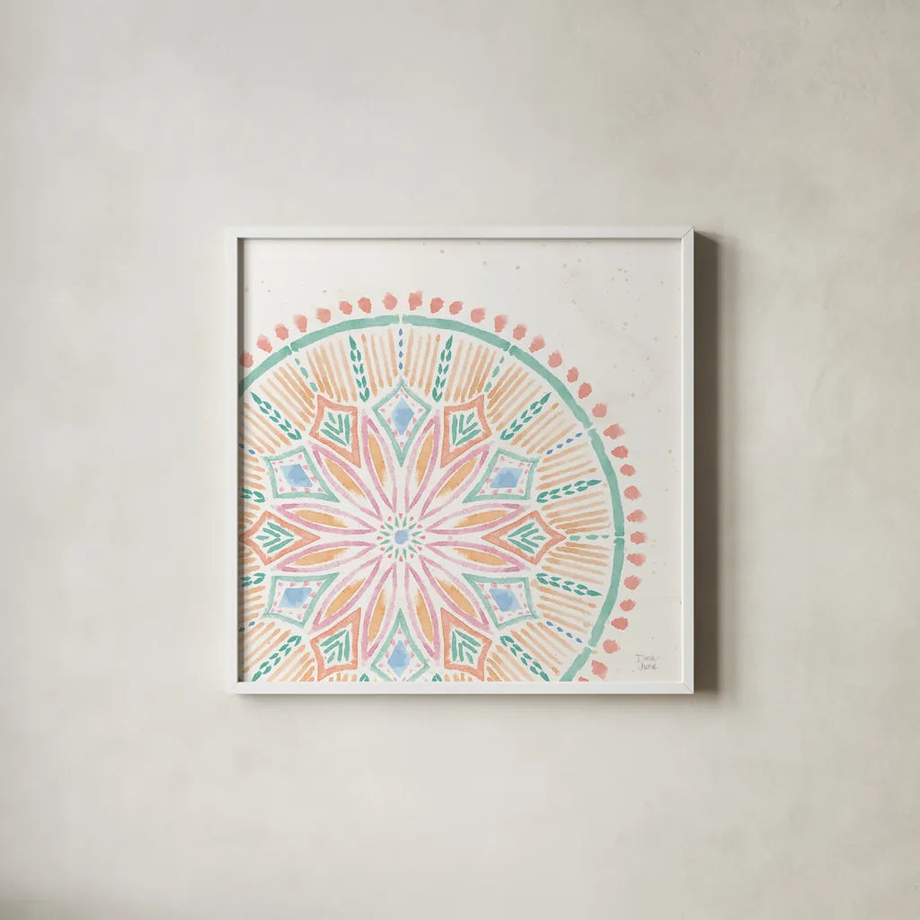 Ocean Breeze XII by Dina June. Shown in a crisp white glass frame for a clean and minimalist style. Available as an archival giclee rolled canvas, fine art paper, or poster print. SKU 77733a.