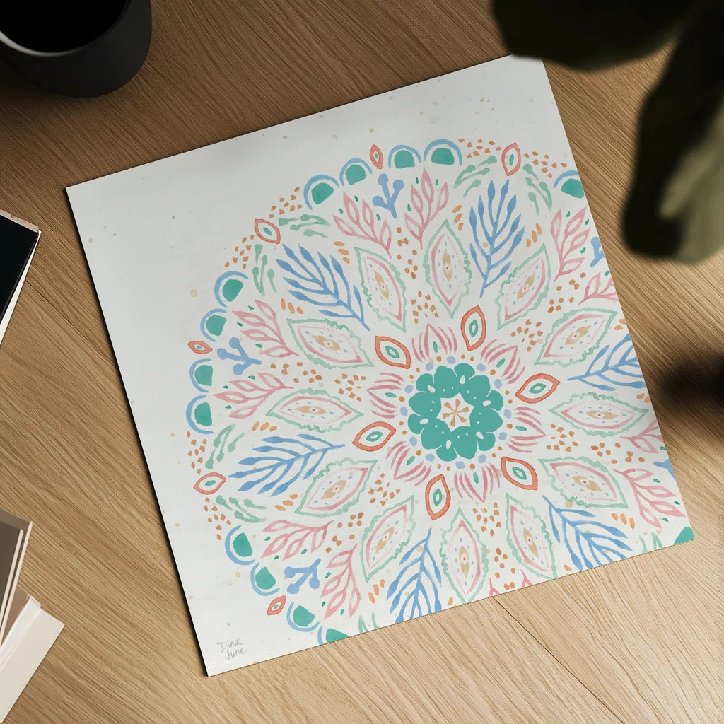 Ocean Breeze XIII by Dina June. Shown as a detailed flat fine art print, highlighting archival giclee quality. Available as an archival giclee rolled canvas, fine art paper, or poster print. SKU 77734a.