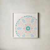 Ocean Breeze XIII by Dina June. Shown in a crisp white glass frame for a clean and minimalist style. Available as an archival giclee rolled canvas, fine art paper, or poster print. SKU 77734a.