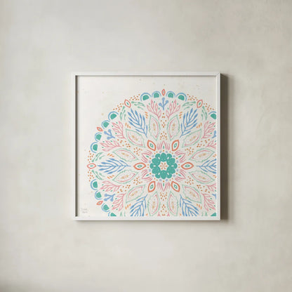 Ocean Breeze XIII by Dina June. Shown in a crisp white glass frame for a clean and minimalist style. Available as an archival giclee rolled canvas, fine art paper, or poster print. SKU 77734a.