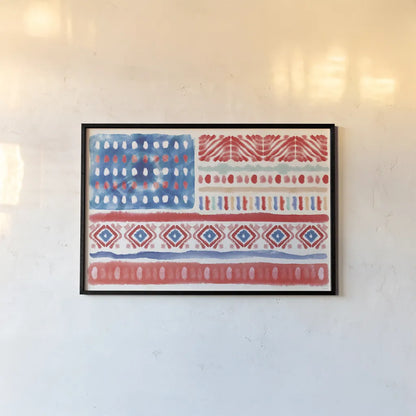 Oh My Stars II by Dina June. shown as a paper print in a black flame. Available as a archival giclee rolled canvas, fine art paper, or poster print. SKU 73471i.