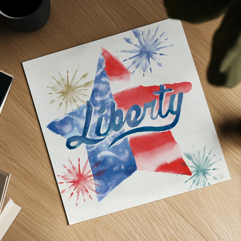 Oh My Stars IV by Dina June. Shown as a detailed flat fine art print, highlighting archival giclee quality. Available as an archival giclee rolled canvas, fine art paper, or poster print. SKU 73473a.