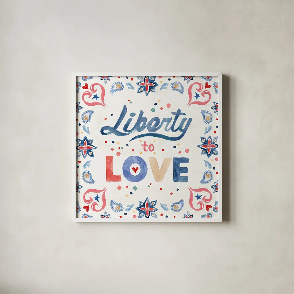 Oh My Stars IX by Dina June. Shown in a crisp white glass frame for a clean and minimalist style. Available as an archival giclee rolled canvas, fine art paper, or poster print. SKU 73478a.