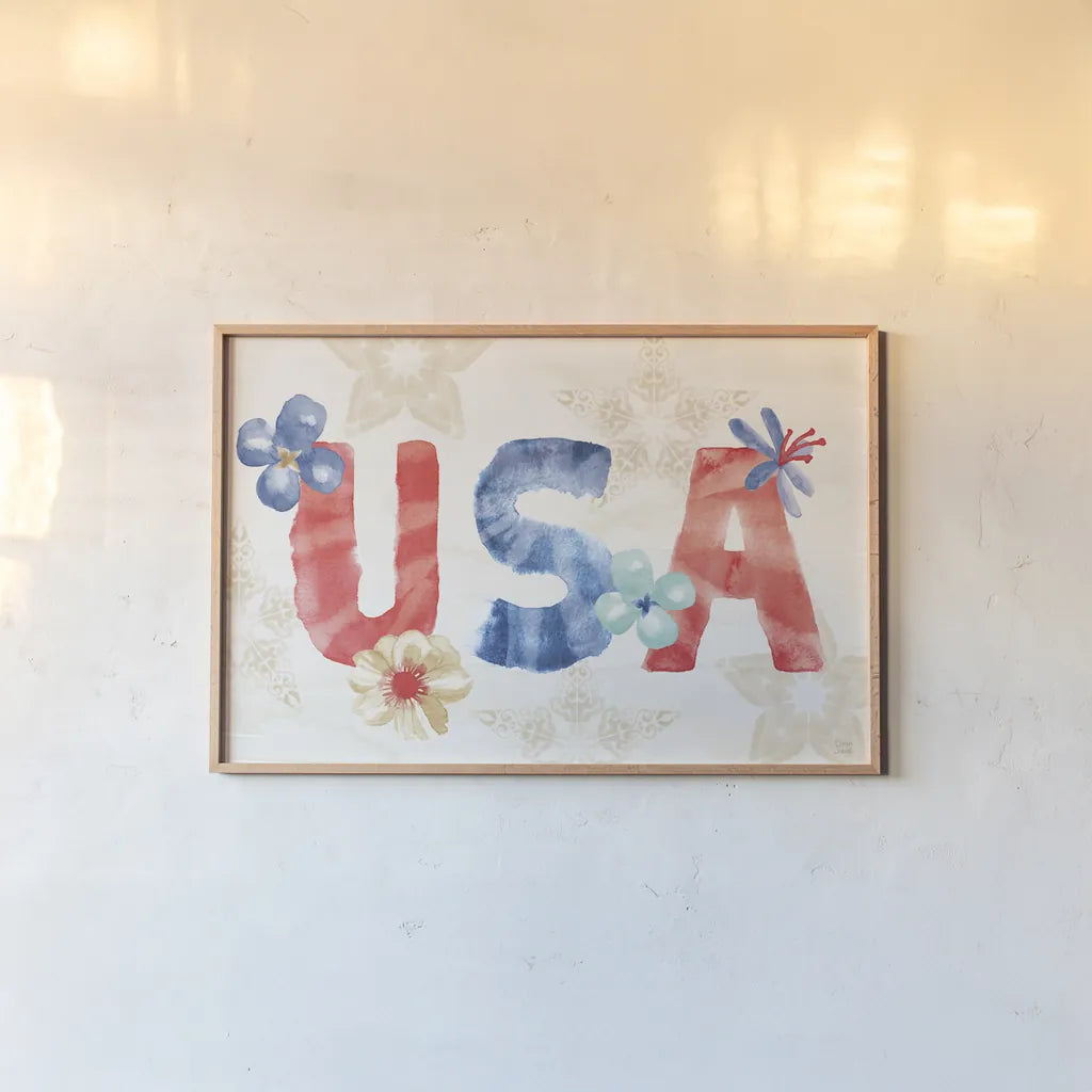 Oh My Stars V by Dina June. shown as a paper print in a natural frame. Available as a archival giclee rolled canvas, fine art paper, or poster print. SKU 73474i.