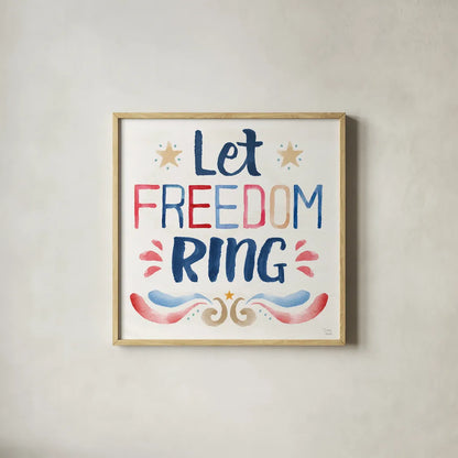 Oh My Stars VII by Dina June. Shown in a natural wood glass frame for a timeless modern aesthetic. Available as an archival giclee rolled canvas, fine art paper, or poster print. SKU 73476a.