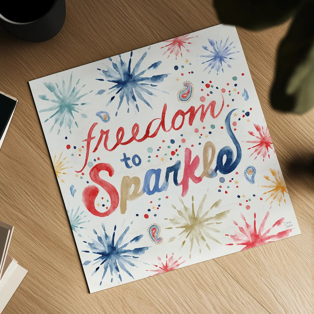 Oh My Stars VIII by Dina June. Shown as a detailed flat fine art print, highlighting archival giclee quality. Available as an archival giclee rolled canvas, fine art paper, or poster print. SKU 73477a.