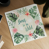 Paradise Petals IV by Dina June. Shown as a detailed flat fine art print, highlighting archival giclee quality. Available as an archival giclee rolled canvas, fine art paper, or poster print. SKU 56883a.