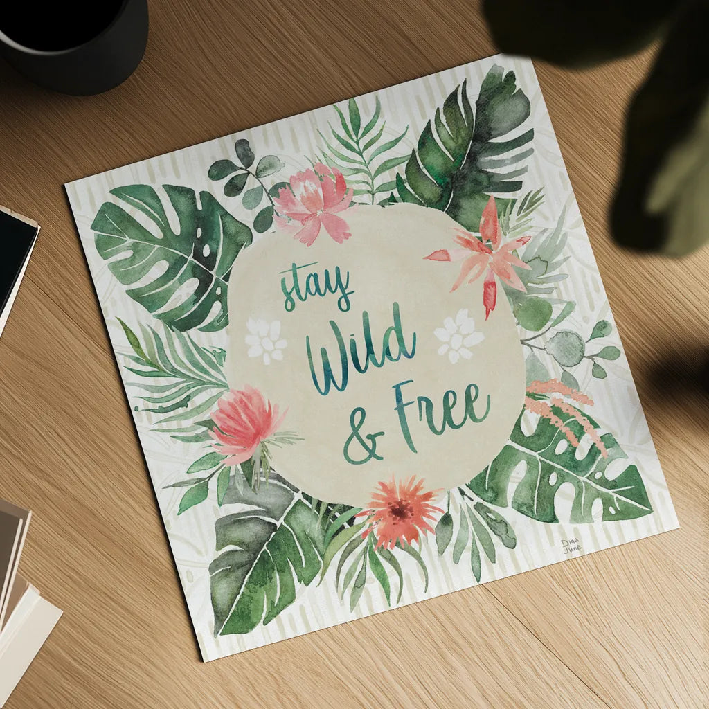 Paradise Petals V by Dina June. Shown as a detailed flat fine art print, highlighting archival giclee quality. Available as an archival giclee rolled canvas, fine art paper, or poster print. SKU 56884a.