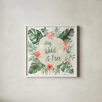 Paradise Petals V by Dina June. Shown in a crisp white glass frame for a clean and minimalist style. Available as an archival giclee rolled canvas, fine art paper, or poster print. SKU 56884a.