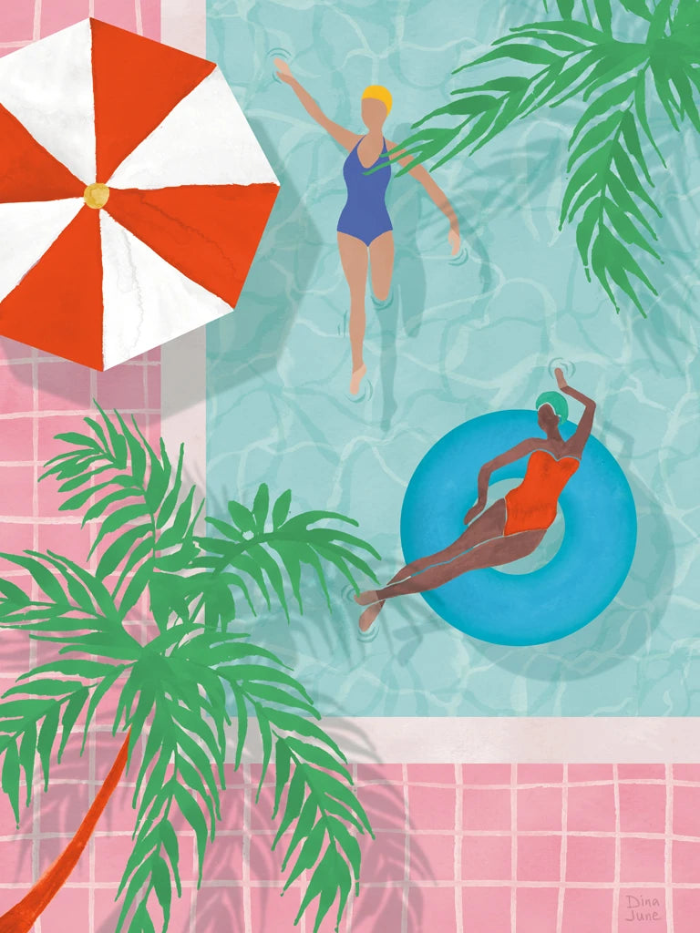 Poolside Vibes I by Dina June
