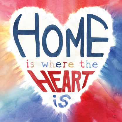 Rainbow Love II by Dina June. SKU 74226a. Archival Giclee Fine art print for wall decor.