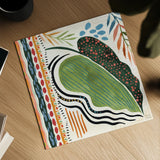 Rainforest II by Dina June. Shown as a detailed flat fine art print, highlighting archival giclee quality. Available as an archival giclee rolled canvas, fine art paper, or poster print. SKU 92493a.