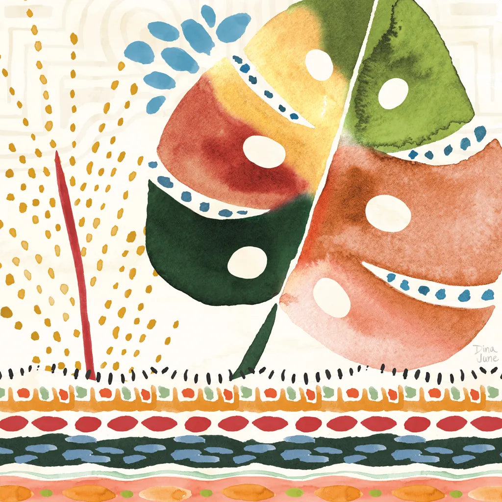 Rainforest IV by Dina June. SKU 92495a. Archival Giclee Fine art print for wall decor.