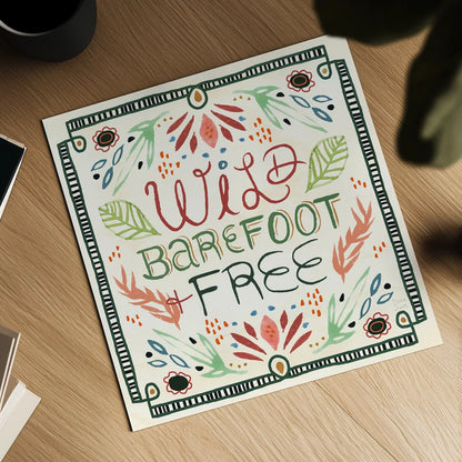 Rainforest VII by Dina June. Shown as a detailed flat fine art print, highlighting archival giclee quality. Available as an archival giclee rolled canvas, fine art paper, or poster print. SKU 92498a.