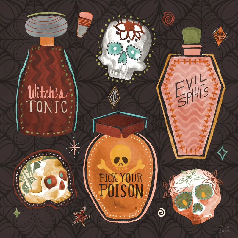 Spooky Night II by Dina June. SKU 95934a. Archival Giclee Fine art print for wall decor.