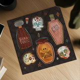 Spooky Night II by Dina June. Shown as a detailed flat fine art print, highlighting archival giclee quality. Available as an archival giclee rolled canvas, fine art paper, or poster print. SKU 95934a.
