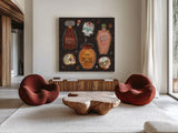 Spooky Night II by Dina June. Shown as extra-large giant wall art in a modern living room. Available as an archival giclee rolled canvas, fine art paper, or poster print. SKU 95934a.