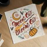 Spooky Night V by Dina June. Shown as a detailed flat fine art print, highlighting archival giclee quality. Available as an archival giclee rolled canvas, fine art paper, or poster print. SKU 95937a.