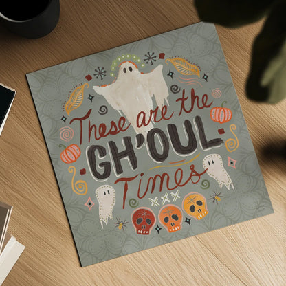 Spooky Night VI by Dina June. Shown as a detailed flat fine art print, highlighting archival giclee quality. Available as an archival giclee rolled canvas, fine art paper, or poster print. SKU 95938a.