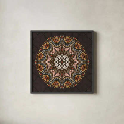 Spooky Night VIII by Dina June. Shown in a sleek black glass frame for a contemporary gallery look. Available as an archival giclee rolled canvas, fine art paper, or poster print. SKU 95940a.