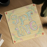 Spring Song VI by Dina June. Shown as a detailed flat fine art print, highlighting archival giclee quality. Available as an archival giclee rolled canvas, fine art paper, or poster print. SKU 98396a.