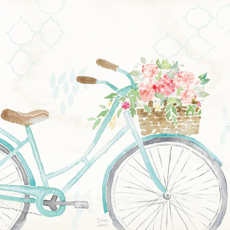 Summer Ride II by Dina June. SKU 58437a. Archival Giclee Fine art print for wall decor.