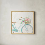 Summer Ride II by Dina June. Shown in a natural wood glass frame for a timeless modern aesthetic. Available as an archival giclee rolled canvas, fine art paper, or poster print. SKU 58437a.