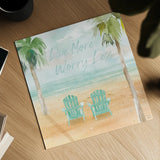 Surfs Up IV Live More by Dina June. Shown as a detailed flat fine art print, highlighting archival giclee quality. Available as an archival giclee rolled canvas, fine art paper, or poster print. SKU 79168a.
